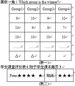 浅议小学英语形成性评价在课堂教学中的运用