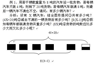 一元一次不等式组式组应用题教学策略