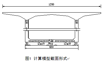 箱梁底板厚度对底板抗裂性能的影响