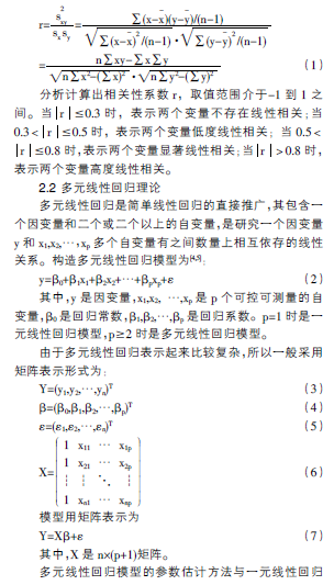 相关系数r 的计算公式可以表示为