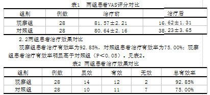 神经根型颈椎病应用针灸联合推拿治疗的效果观