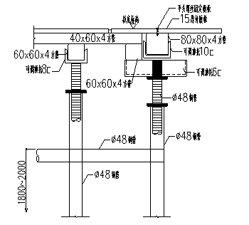 竹胶板平台模板快拆体系施工工艺