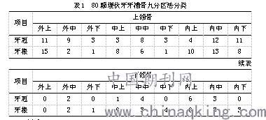 锥形束ct与牙槽骨九分区法在骨埋伏牙定位中的