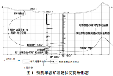 云南文山官房钨矿区隐伏花岗岩形态预测及找矿