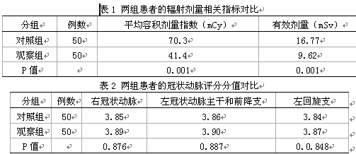应用心电脉冲技术降低64层螺旋CT冠状动脉成