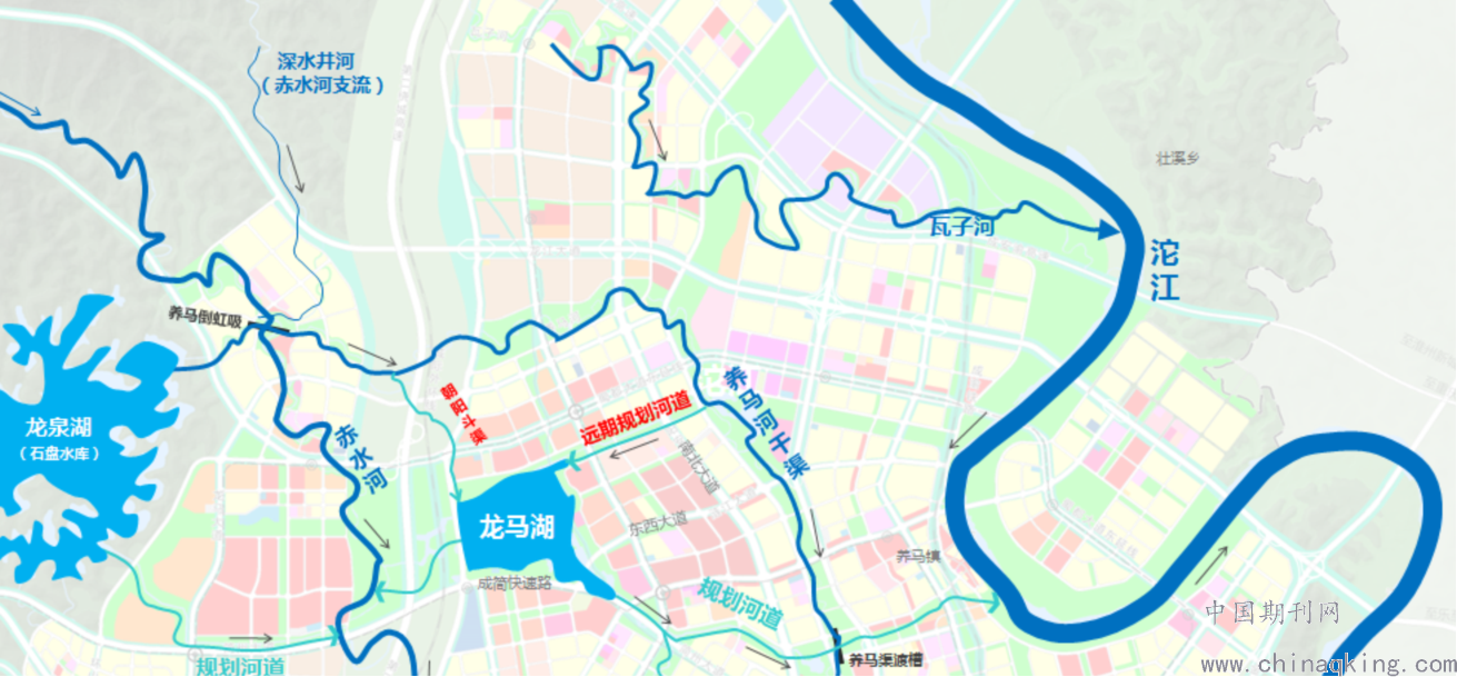 成都市龙马湖设计浅析