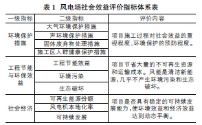 关于风电场项目社会效益评价的电大毕业论文范文
