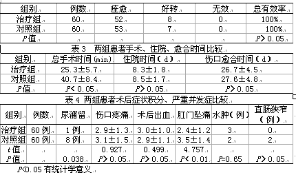 RPH 联合消痔灵注射术治疗中、重度混合痔12