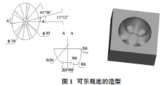 CAXA 制造工程师可乐瓶底数控仿真加工