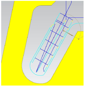 UG-CAM在航空发动机盘类件异形槽车削编程中